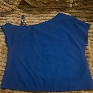 Blue off shoulder Women’s Blouse
